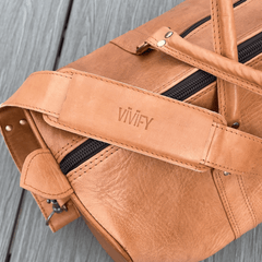 Leder Agadir Weekender | Handgefertigte Reisetasche aus Marokko - VIVIFY - Marokko