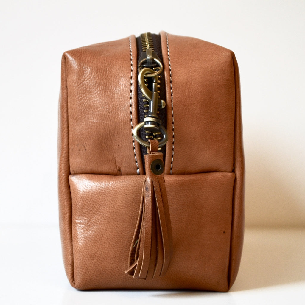 Leder Kulturtasche 